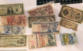 Assortment of Foreign Coin and Paper Money 2