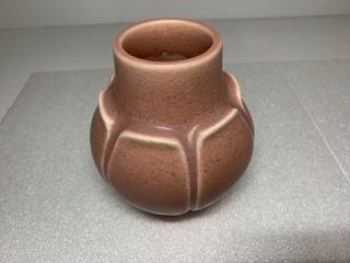 Rookwood Art Pottery Arts and Crafts Tulip Form Matte Pink Vase 2096 Year 1917 2