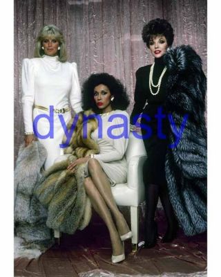 Dynasty 6742,  Joan Collins,  Diahann Carroll,  Linda Evans,  In Fur Coat,  The Colbys