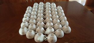 46 Each Carefree True China By Syracuse,  Finesse,  Usa,  Coffee Cups