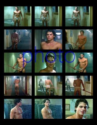 Rob Lowe 1,  Barechested,  Shirtless,  Youngblood,  8x10 Collage Photo