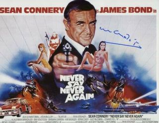 Lorenzo Semple Jr (,) 007 Bond Rare Autograph Screenwriter Never Say Never Again