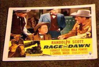 Rage At Dawn 1955 Lobby Card 4 Randolph Scott