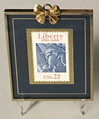 Hanford Heirlooms 1994 Limited Edition Statue Of Liberty 1886 - 1986 22 Cent Stamp