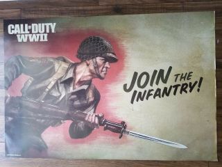 Call Of Duty Ww2 And Destiny 2 Double Sided Poster 27x40