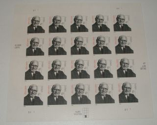 Us Stamp Scott 3435 - 2006 Dr.  Albert Sabin - Full Sheet Of 20 - 87c Mnh