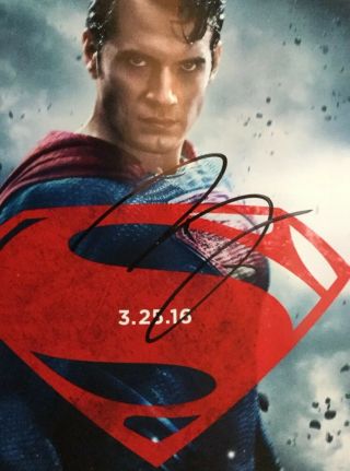 Henry Carvill Superman Autographed 8 X 10 Photo W/coa