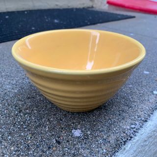 Vintage Bauer Pottery 36 Yellow Mixing Nesting Bowl Ring Ware 5 1/4 "