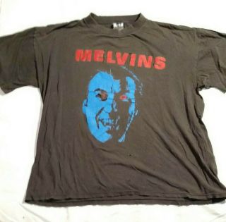 1993 Melvins Christopher Lee Vampire Xl Rare Band Shirt Worn Distressed Vintage