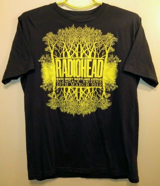 Radiohead (extremely Rare) 2012 " King Of Limbs " Concert Tour Size 2xl
