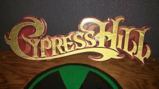 Cypress Hill Record Store Display 2001 Logo Name Rare Htf 1990s Weed