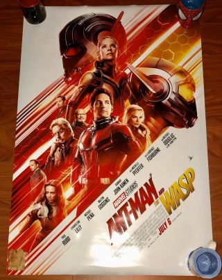 Ant - Man And The Wasp Theatrical Movie Poster Double Sided 27” X 40”