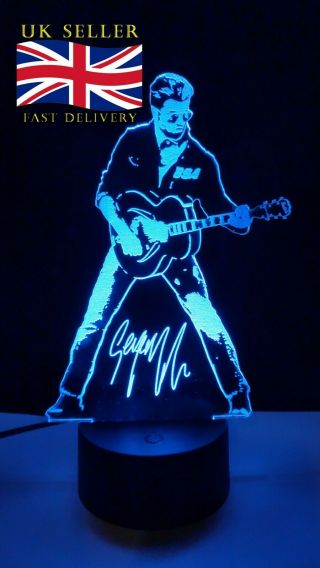 George Michael Faith Engraved 3d Acrylic Led Lamp