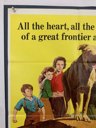 OLD YELLER Movie Poster (VeryGood) One Sheet 1965 Rerelease Folded Disney 4305 2