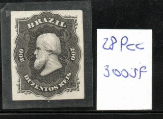 Brazil,  D.  Pedro,  Proof.  Rhm 28pcc - $ 300.  00