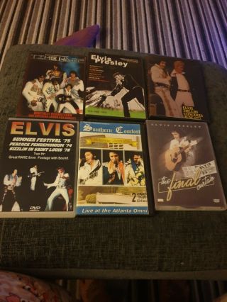 6x Elvis Presley Dvds