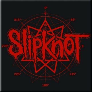 Slipknot Band Logo Fridge Magnet 3 " Square Metal Gift Uk P&p