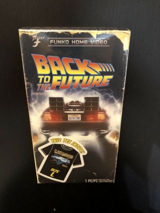 Back To The Future T - Shirt Funko Home Video No Vhs Target Exclusive Size Large
