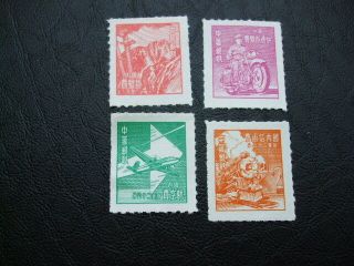 China Air Mail Unit Postage Stamp Set 1949