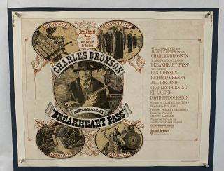 Breakheart Pass Movie Poster (veryfine) Half Sheet 1976 Charles Bronson 01