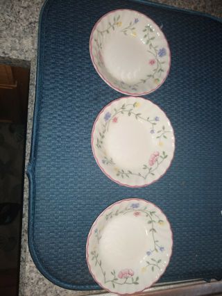 Johnson brothers china Summer Chintz Fruit Saucers.  3 of them 2