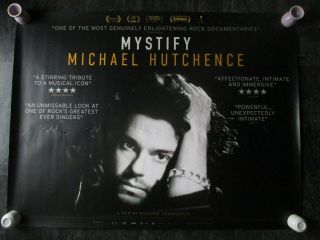 Mystify Michael Hutchence Uk Movie Poster Quad Double - Sided 2019 Poster
