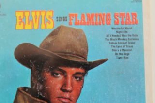 VINTAGE NOS ELVIS PRESLEY 8 TRACK TAPE FLAMING STAR CBS - 7010 PICKWICK 2