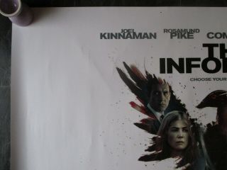 THE INFORMER UK MOVIE POSTER QUAD DOUBLE - SIDED 2019 CINEMA POSTER RARE 2