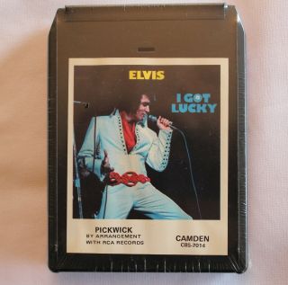 Vintage Nos Elvis Presley 8 Track Tape I Got Lucky Cbs - 7014 Pickwick/rca