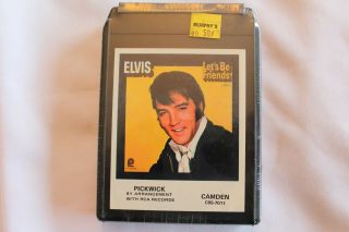 Vintage Nos Elvis Presley 8 Track Tape Let 