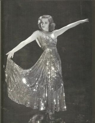Vintage Media Image Of Eleanor Whitney In The Big Broadcast - 1937
