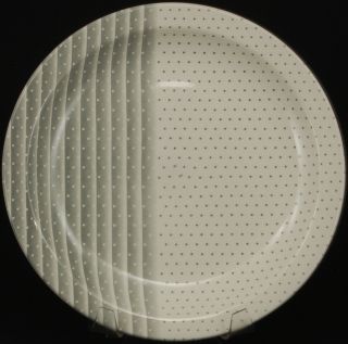 Set Of 4 - Churchill Shades Gray Dinner Plate