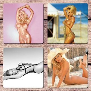 Pamela Anderson Coaster Set Playboy Sexy Hot Girl Babe Pretty Woman For Mug