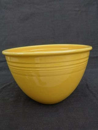 Vintage Fiesta Fiestaware Yellow 6 Mixing Bowl / Nesting Bowl Rings In Bottom