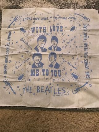 The Beatles With Love From Me To You Handkerchief