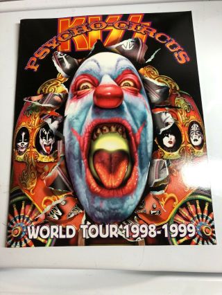 Kiss " Psycho Circus World Tour 1998 - 1999 " Tour Book Perfect