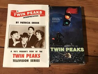 Twin Peaks Pictorial Book 1992 Patricia Shook Pb Twin Peaks Pilot Vhs