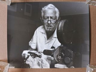 William Castle By The Camera Candid Horror Photo 1975 Bug
