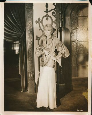 Joan Blondell 1932 Warner Bros Pre - Code 8 X 10 Glamour Photo Lawyer Man