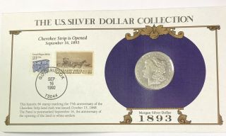 The United States Of America Carson City 1893 Cc Morgan Dollar Silver Coin