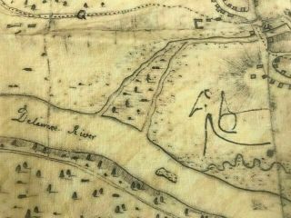 Hamilton - Stage Prop Map Of Battle Of Trenton Signed By Lin - Manuel Miranda