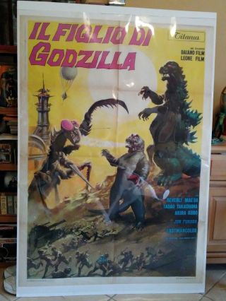 Son Of Godzilla Italian - 1 Page Movie Poster 1969