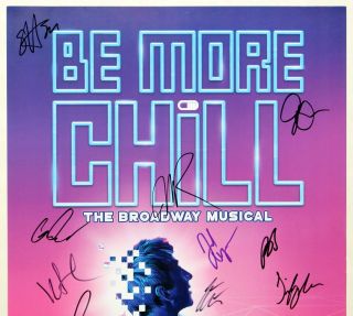 Will Roland,  George Salazar,  Jason Tam Full Cast Signed BE MORE CHILLPoster 2