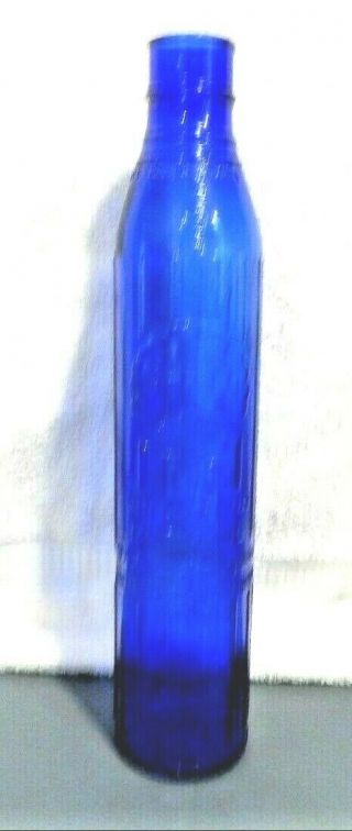 Cobalt Blue Shell Shell - Penn 100 Pure Pennsylvania 1 Quart Motor Oil Bottle 14 "