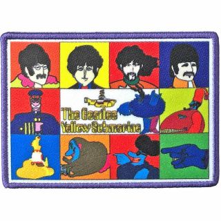 The Beatles Sew - On Patch - Yellow Submarine - Boxes