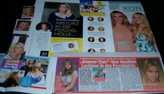 Heather Locklear 25 pc German Clippings Full Pages 2