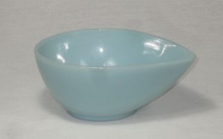 Vintage Fire King Delphite Blue Teardrop Nesting Mixing Bowl