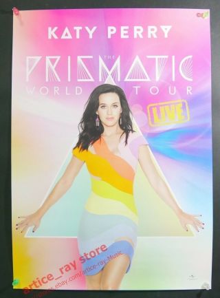 Katy Perry The Prismatic World Tour Live Taiwan Promo Poster 2015