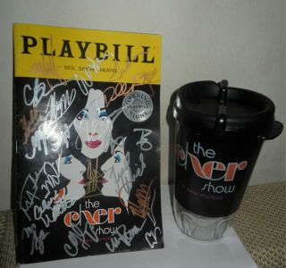 The Cher Show Opening Night Cast Signed Playbill Stephanie Block,  Teal Wicks,