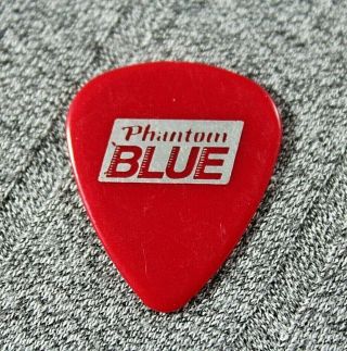 Phantom Blue // Custom Concert Tour Guitar Pick // Red/silver The Iron Maidens
